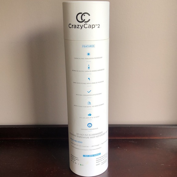 CrazyCap™️2 Water🚰Purifying Bottle for Hiking/camping 💦🏕 - Picture 4 of 5